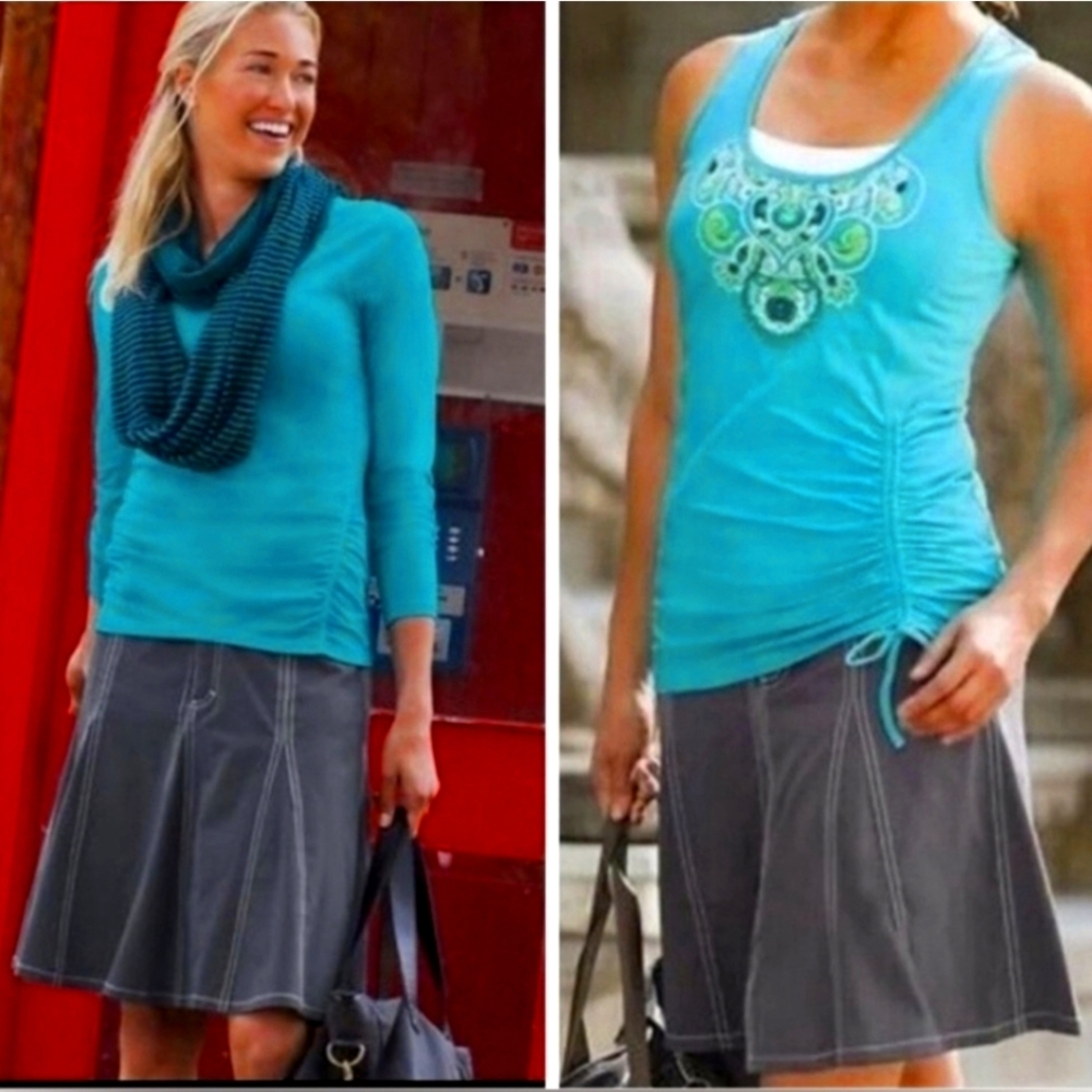 COPY - EUC Athleta A-Line Skort Skirt in Orange Size 12